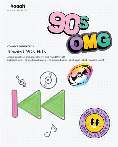 Rewind 90s Hits cover, colored in by a reader